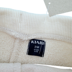 Pantalon bébé écru effet moutonné motifs lamas - 3 mois