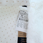 Gilet sans manches bébé écru en fausse fourrure - 6 mois