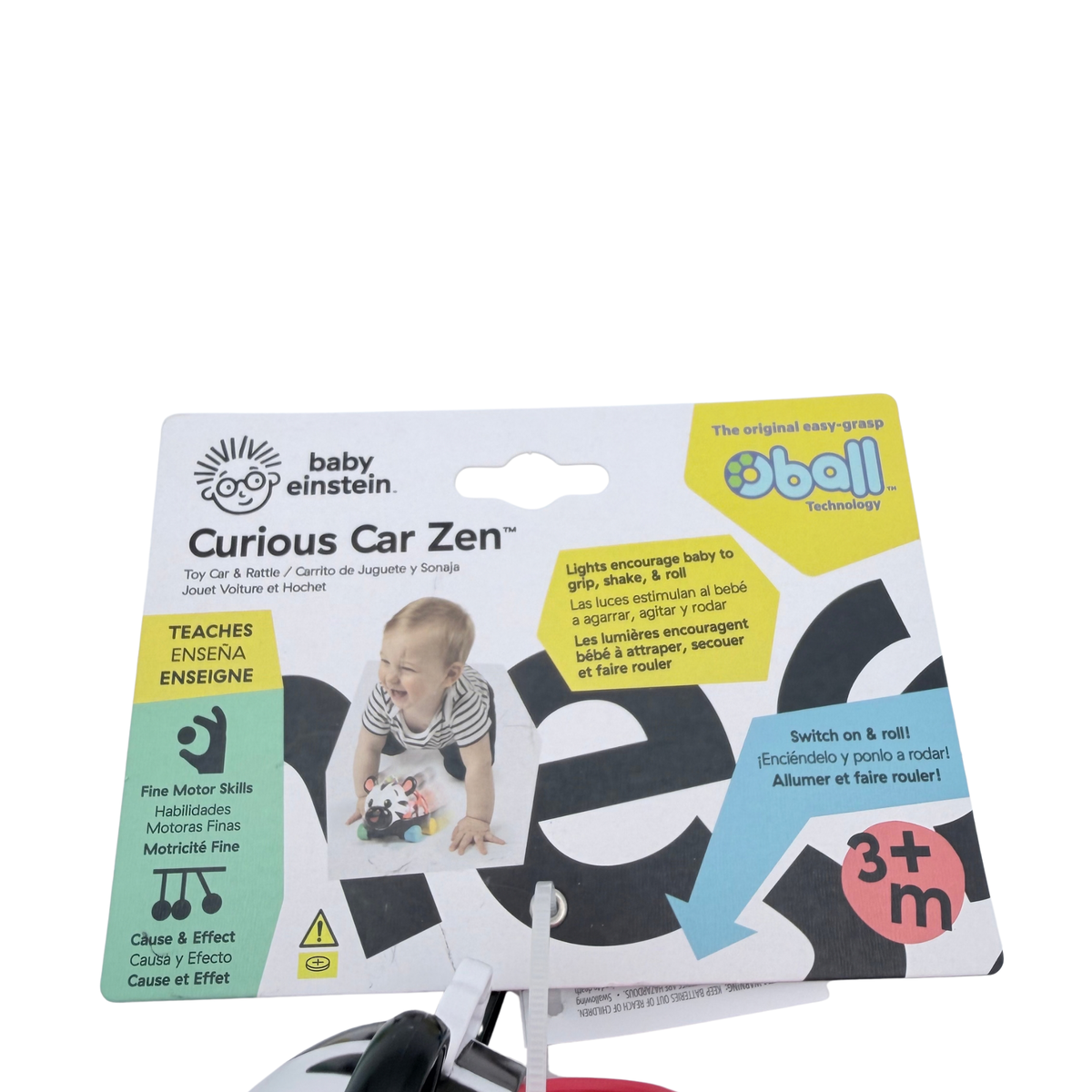 Voiture hochet lumineuse bébé Curious Car Zen – Dès 3 mois