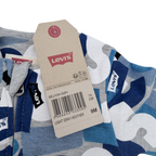 Pyjama bébé Levi’s bleu imprimé logo — 9 mois