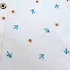 Ensemble salopette et chemise - 6 mois