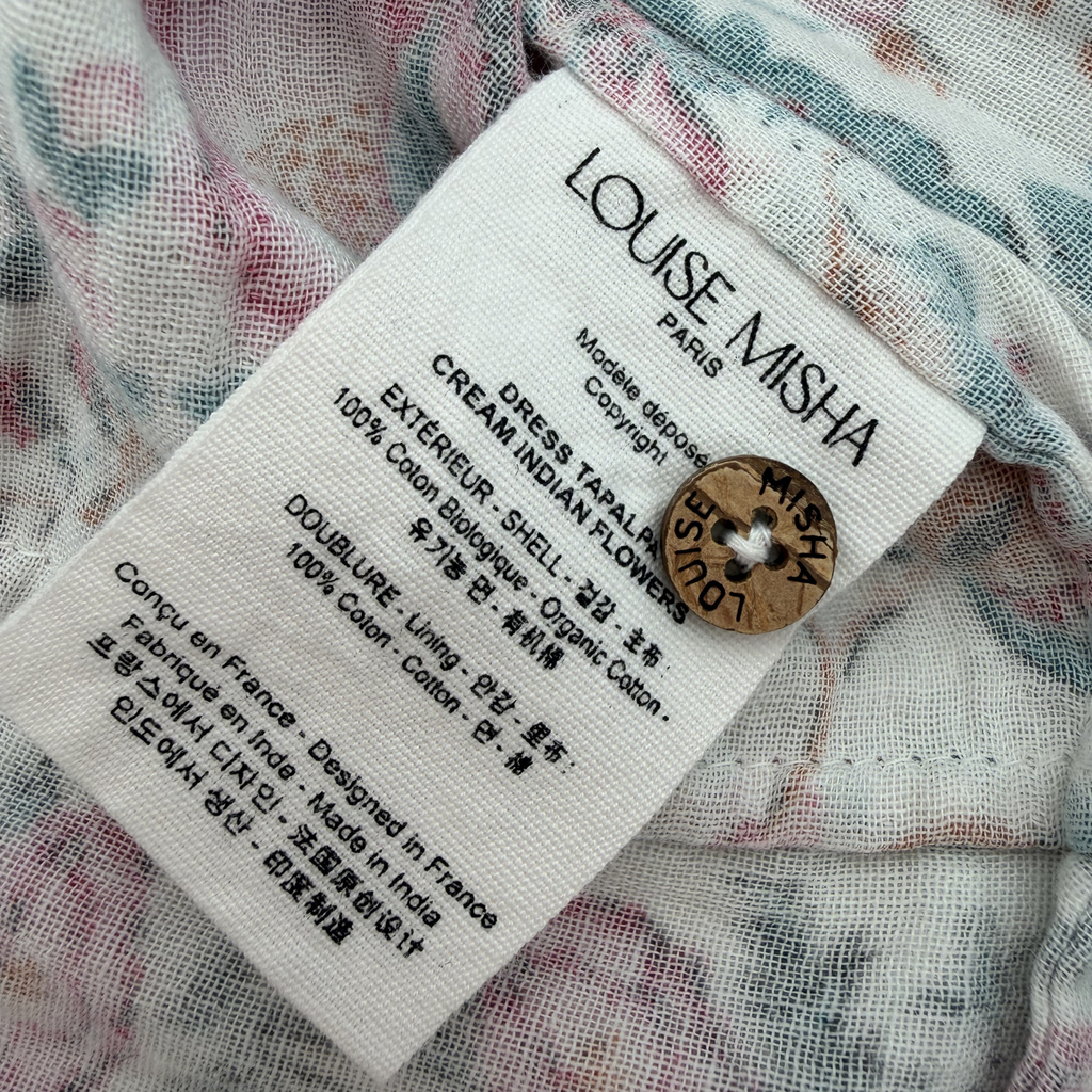 Robe sans manches fleurie — 12 mois