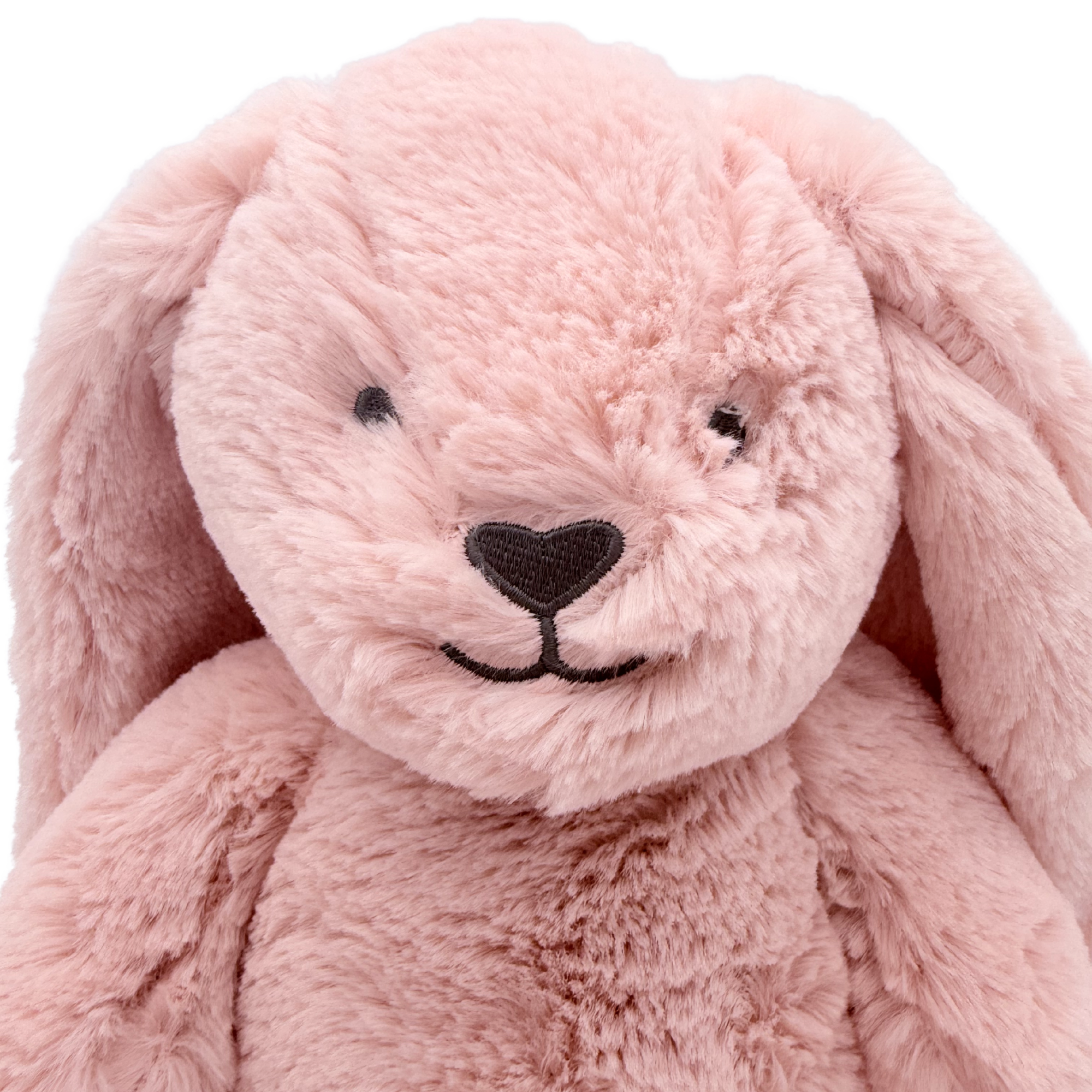 Peluche lapin ultra douce rose — 40 cm