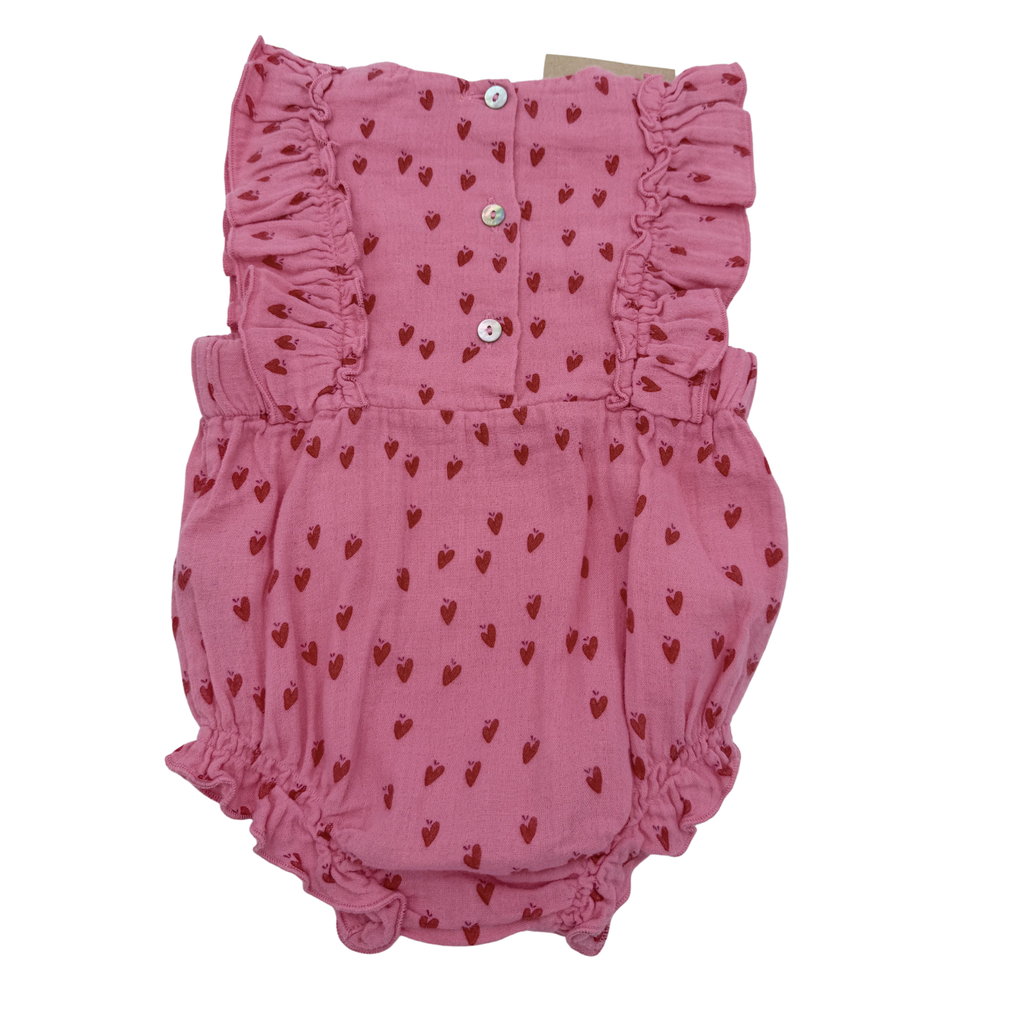Barboteuse rose — 3 mois
