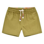 Bermuda khaki à poche brodée — 4 ans