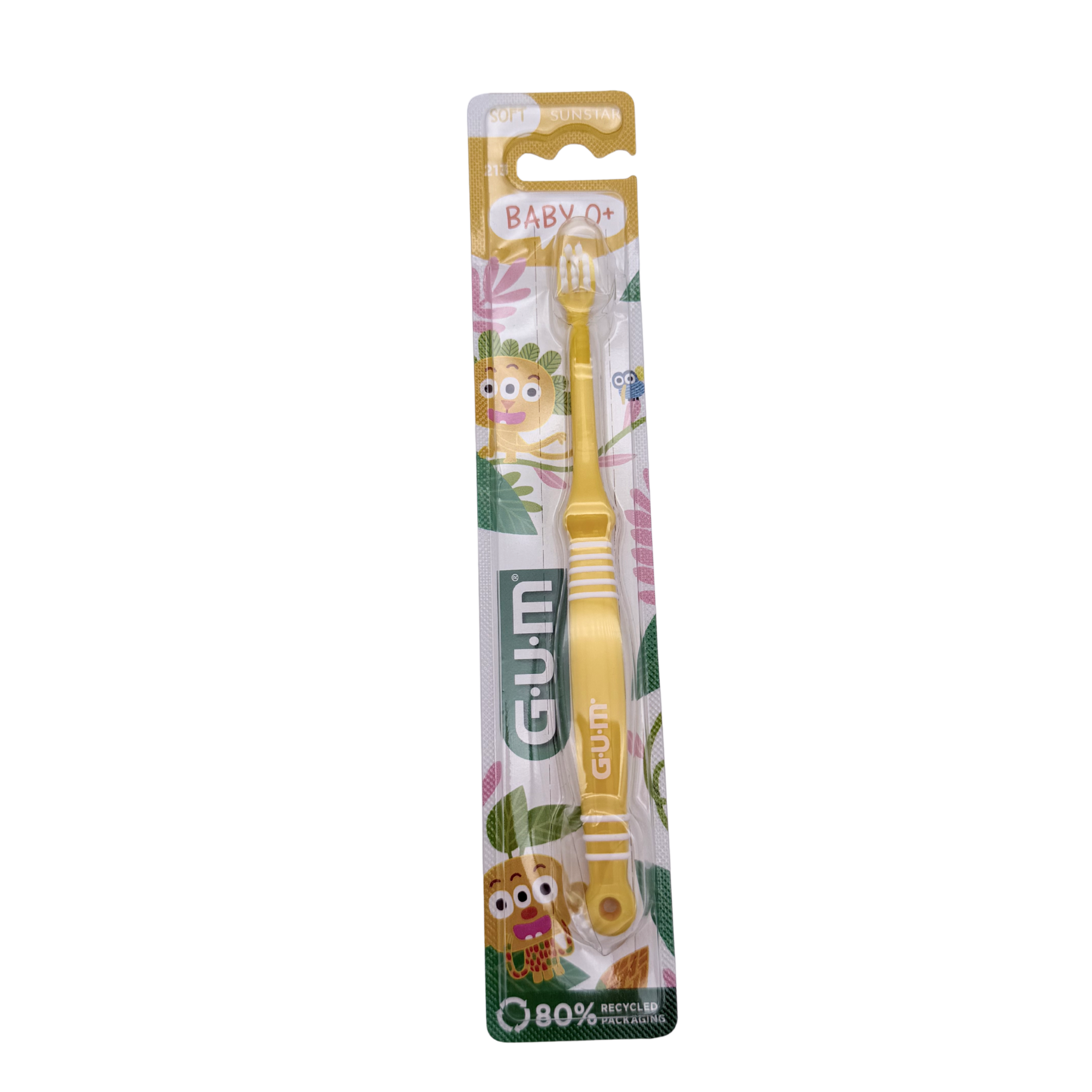 Brosse à dents bébé jaune