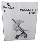Poussette compacte gris chiné — naissance à 22 kg