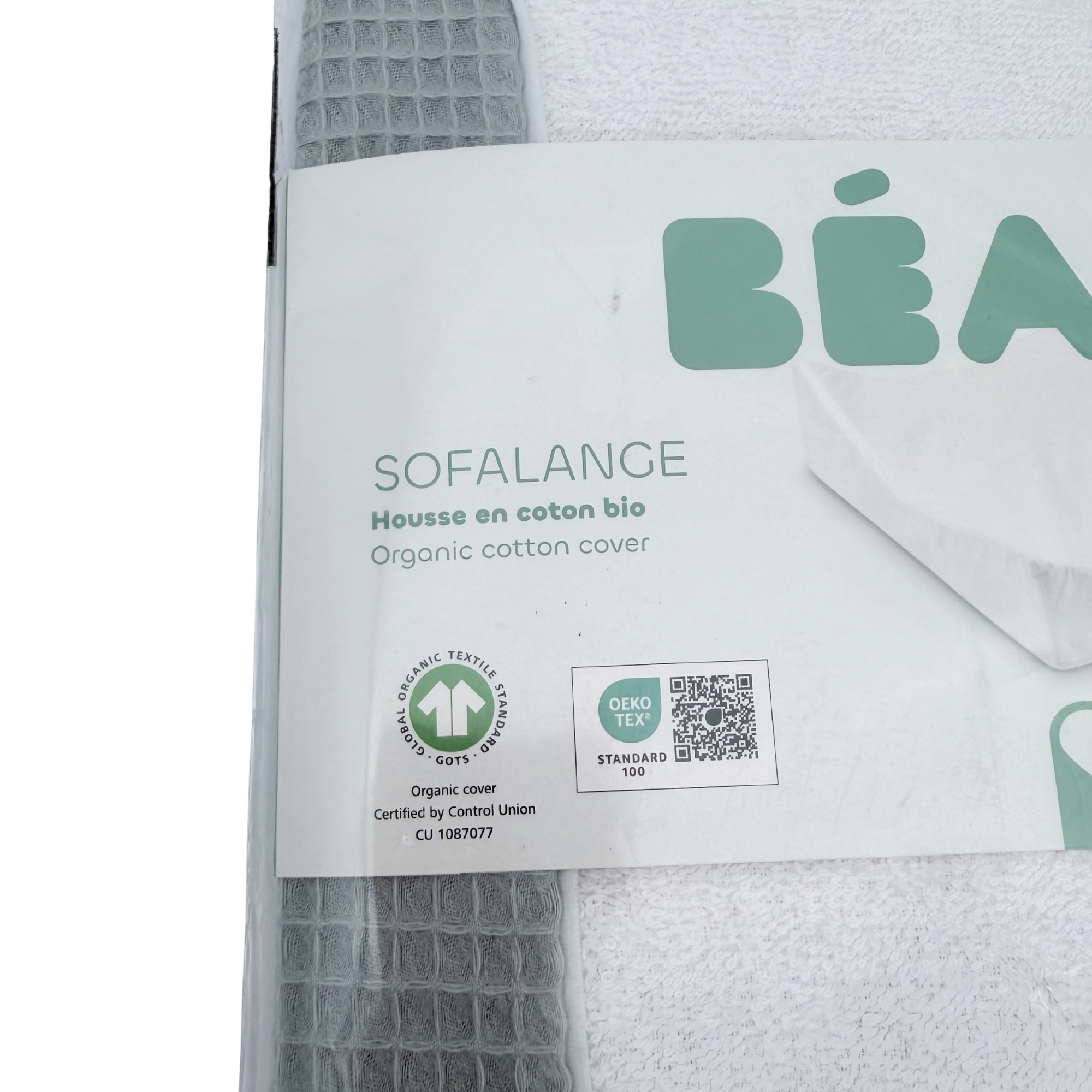 Housse de matelas à langer Sofalange® — Vert d'eau