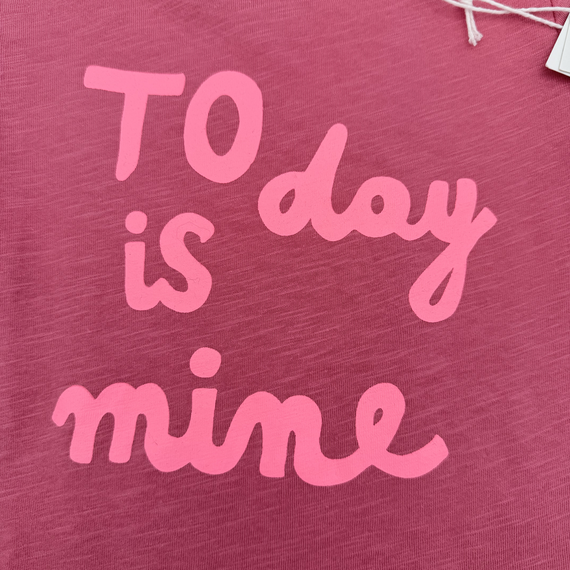 T-shirt rose “Today is mine” — 24-30 mois