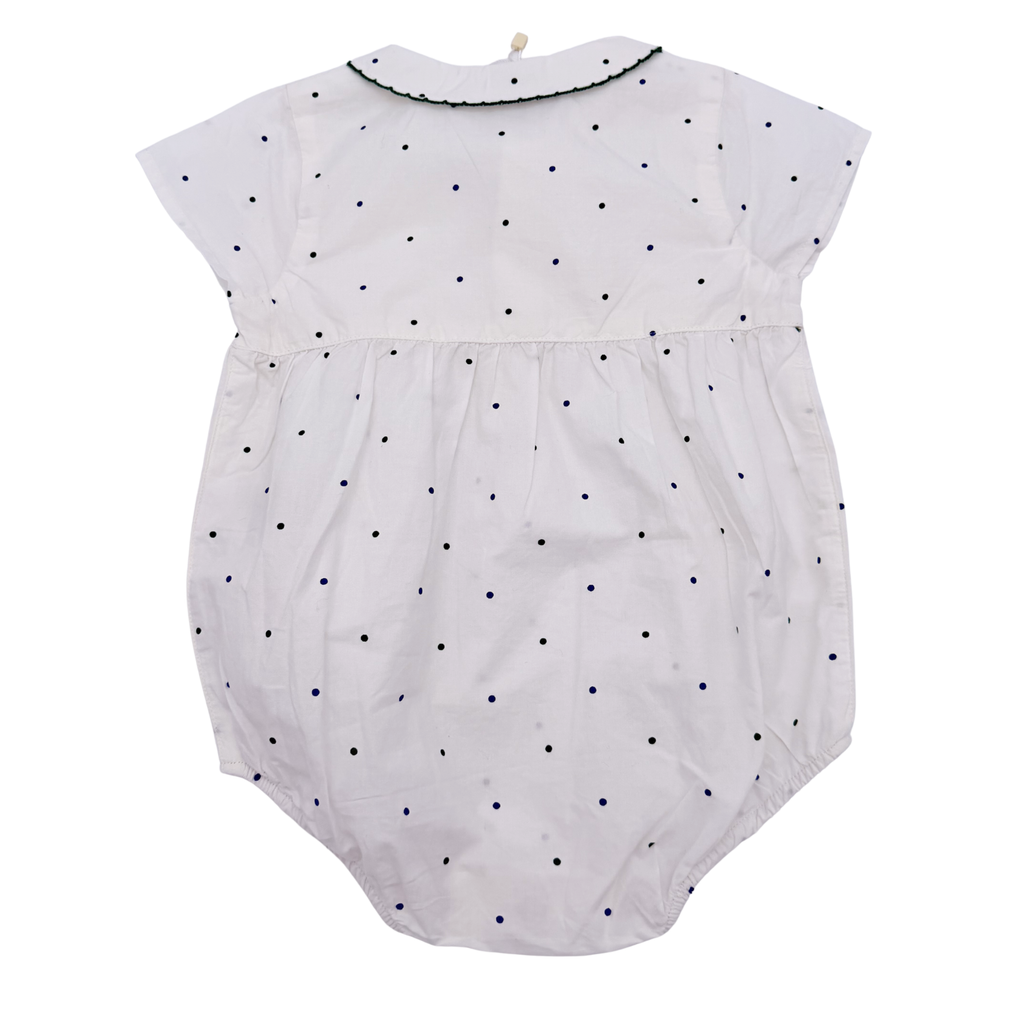 Barboteuse bébé à pois — 12 mois