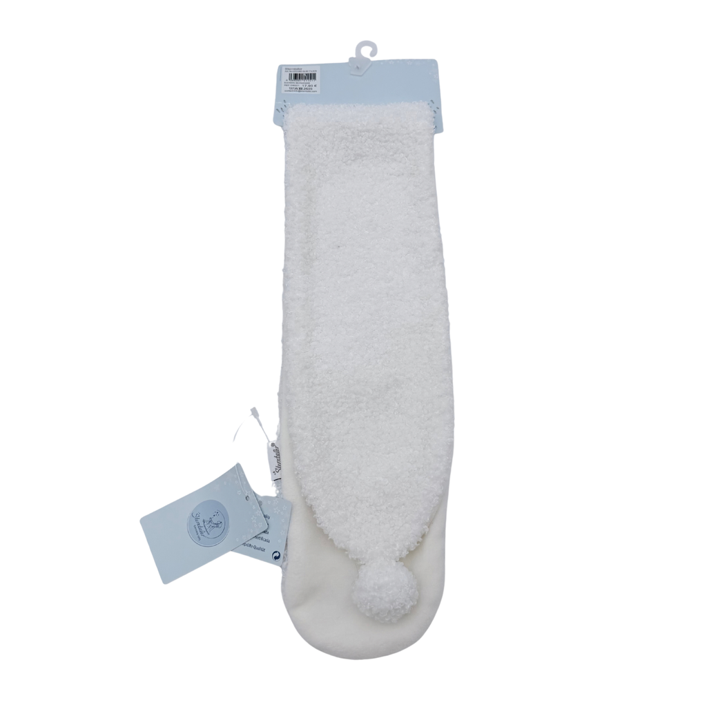 Écharpe enfant blanche motif ours - 2 ans