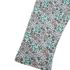Legging fleuri vert d’eau — 12 mois