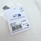 Combinaison bébé écrue en maille — 6 mois