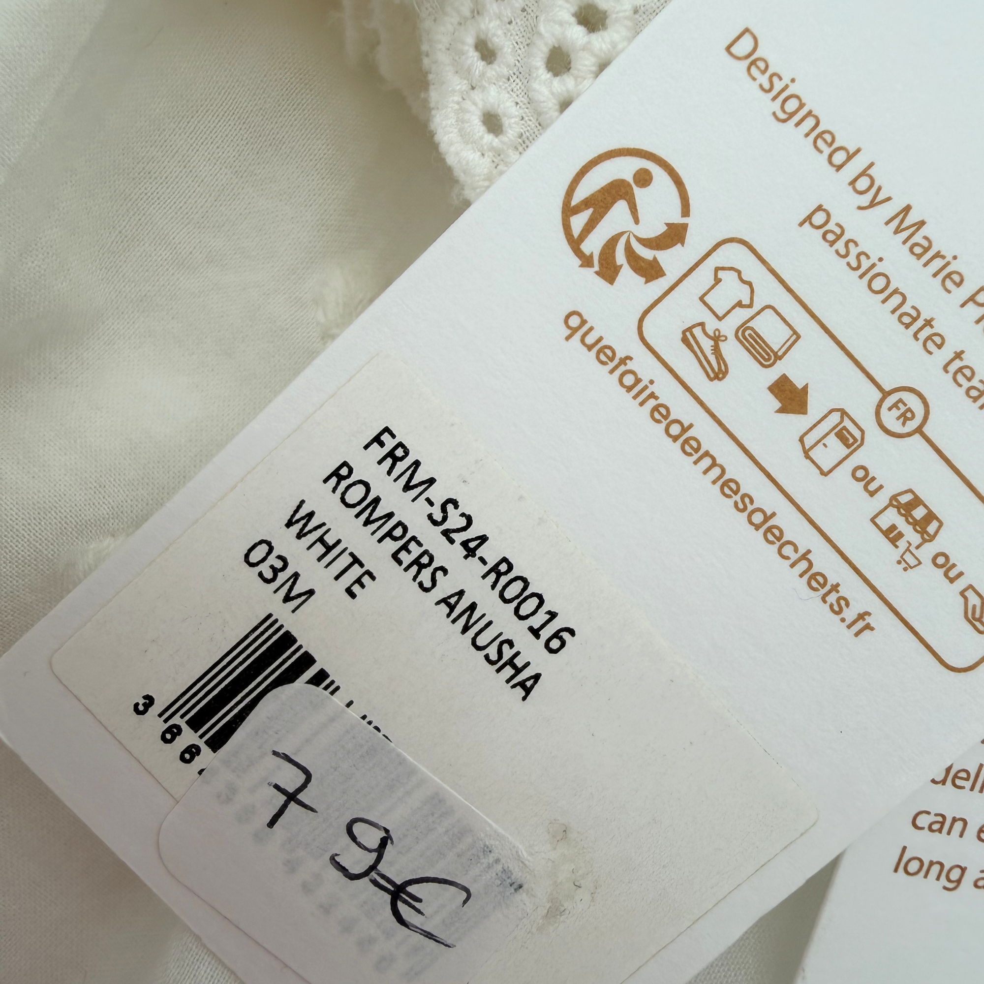 Robe plumetis — 3 mois