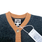 Gilet vert et camel en maille - 6 mois
