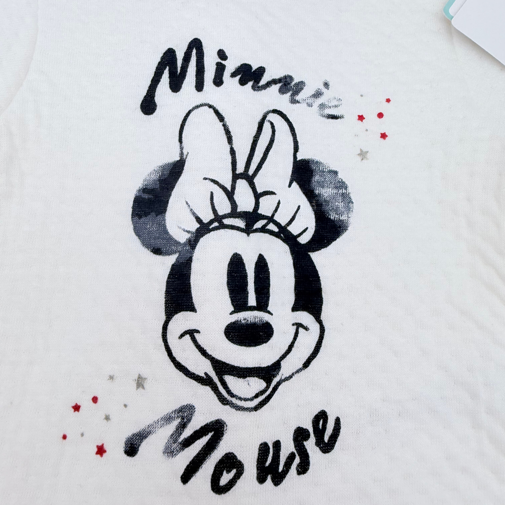 Ensemble bébé fille Minnie blanc et rouge - 6 mois