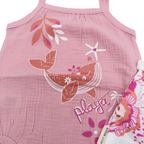 Lot de 2 bodies bretelles baleine — 9 mois