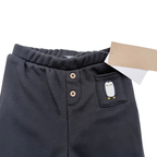 Pantalon bébé bleu marine avec motif pingouin - 9 mois