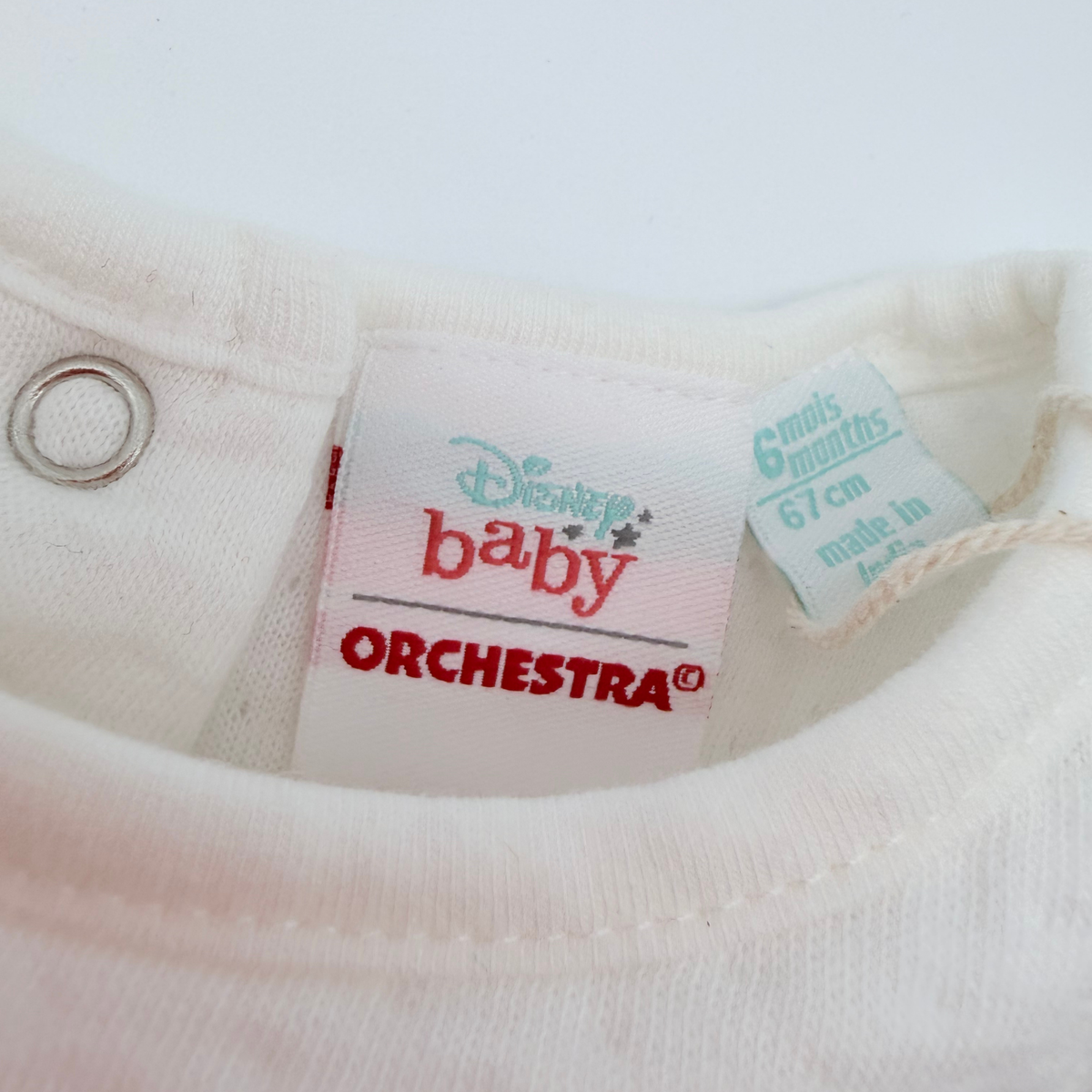 Ensemble bébé fille Minnie blanc et rouge - 6 mois