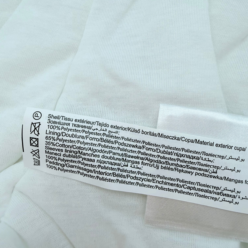 Combinaison pilote blanche en fausse fourrure - 3-6 mois
