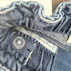 Jean paperbag denim foncé - 6 mois