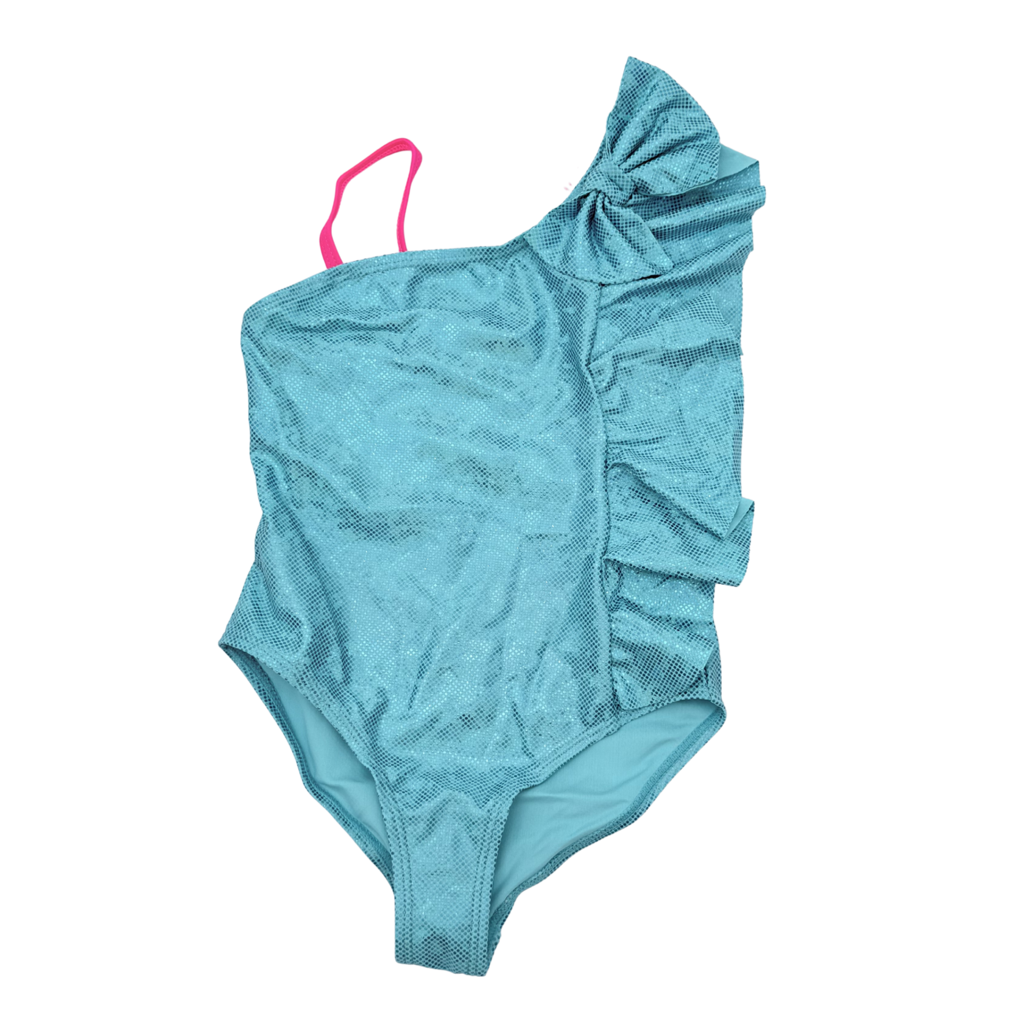 Maillot de bain 1 pièce fille à volants — 4 ans