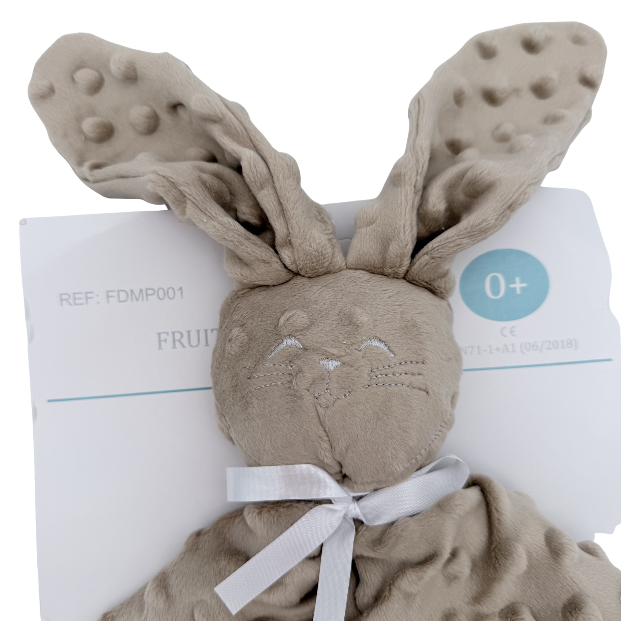 Doudou lapin douceur — beige
