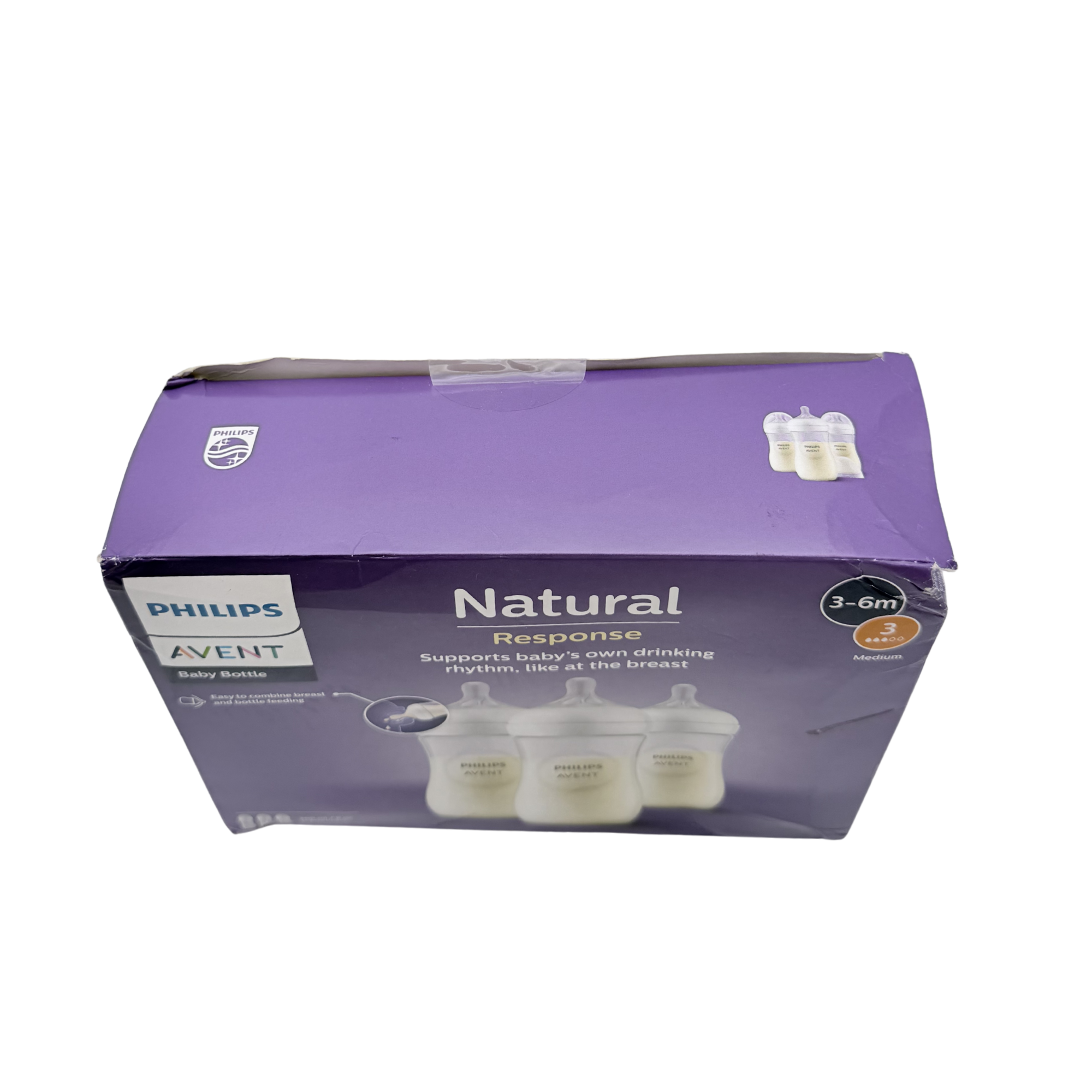 Lot de 3 biberons 260 ml Natural Response