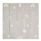 Tapis d'éveil pliable réversible 120 × 120 cm