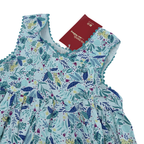 Robe fleurie verte et bleue — 24 mois