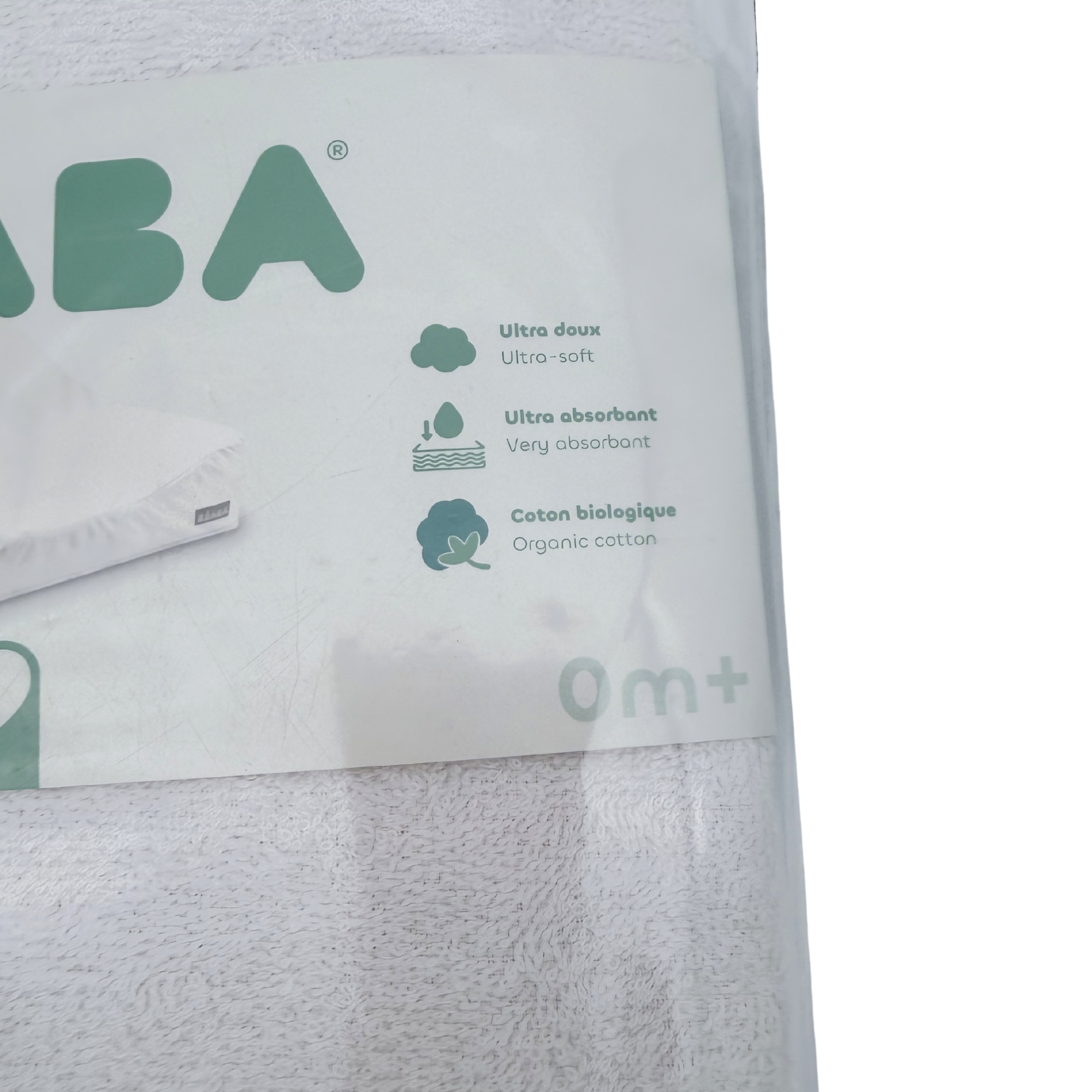 Housse de matelas à langer Sofalange® — Vert d'eau