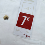 Gilet de costume blanc — 12 mois