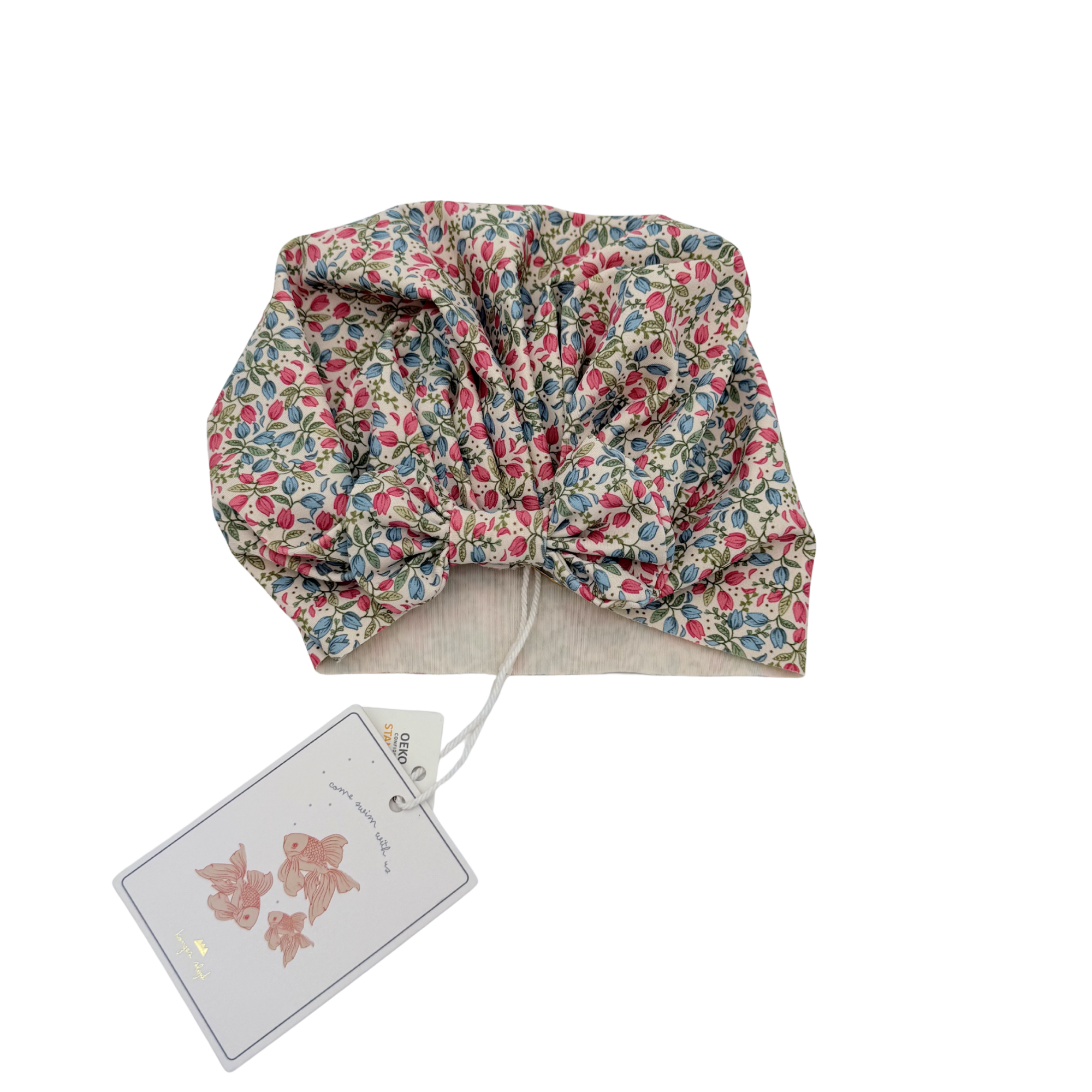 Turban de bain fleuri — 3-6 mois
