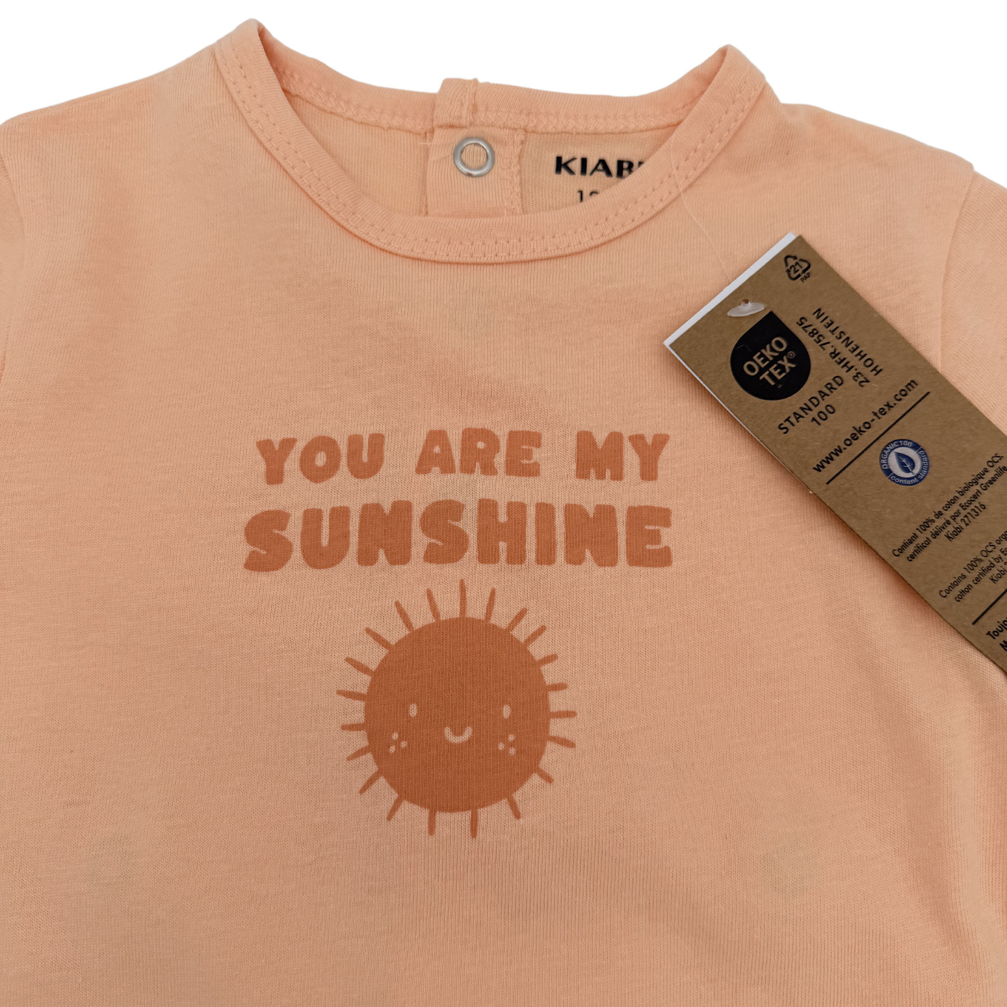 Pyjama pêche “You are my sunshine” — 12 mois