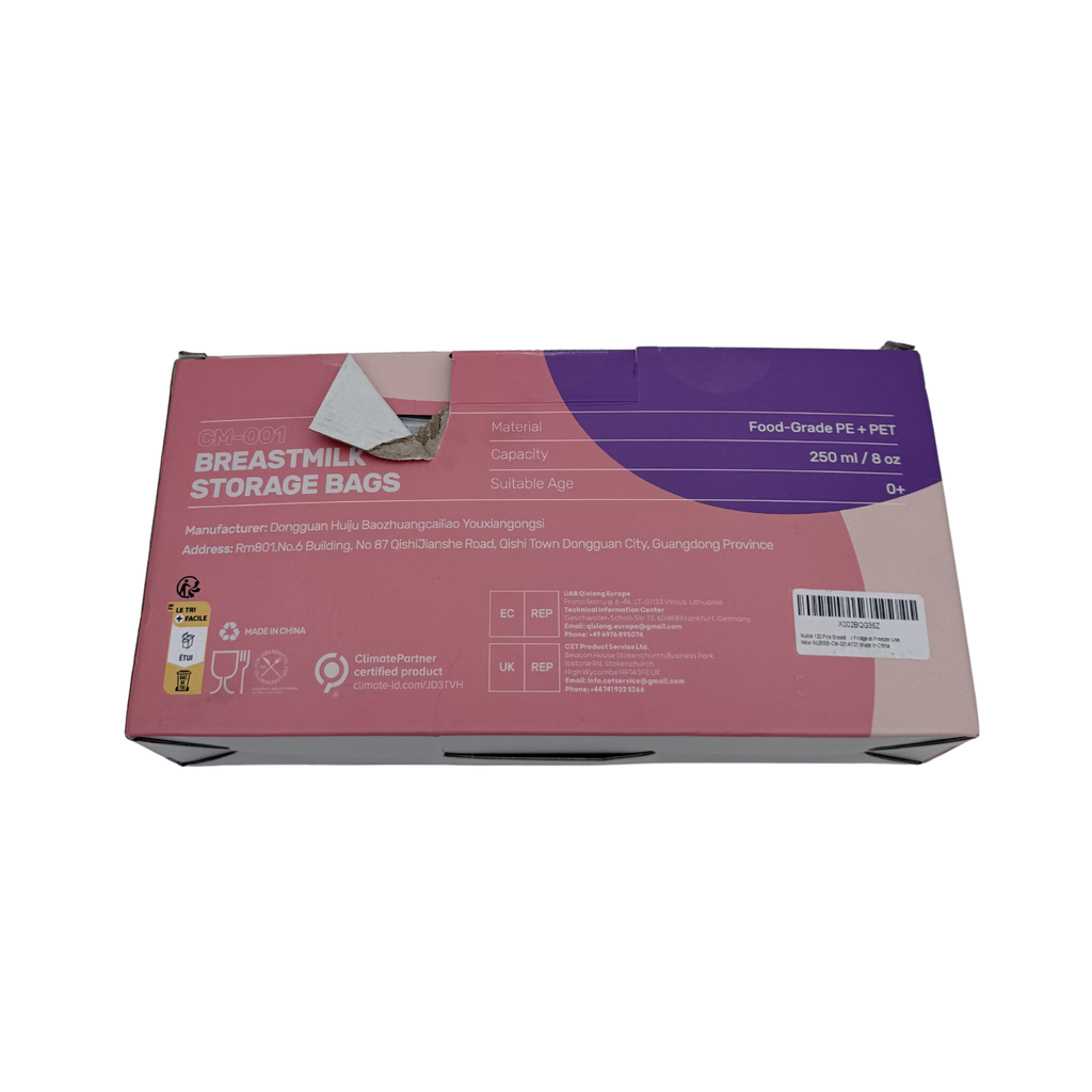 Sachets de conservation du lait maternel x120