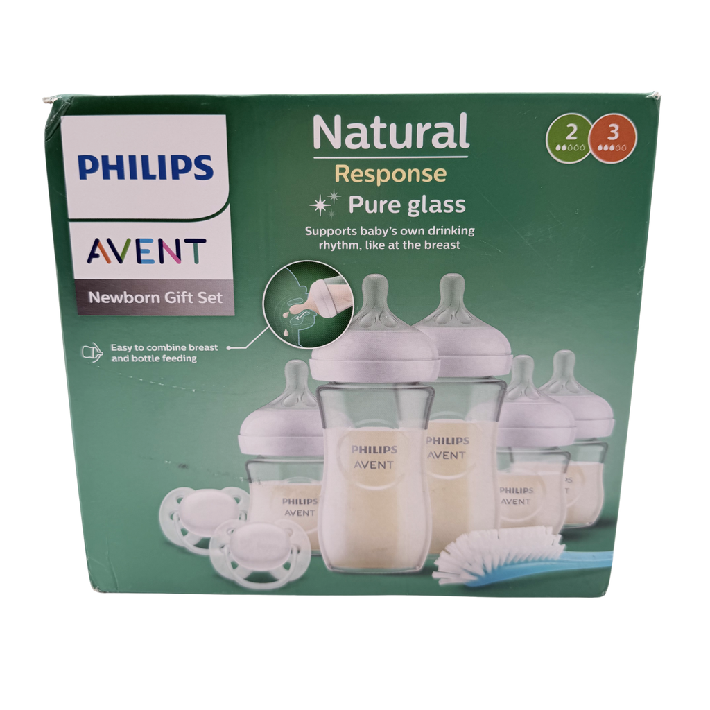 Coffret naissance Natural Response – 5 biberons en verre