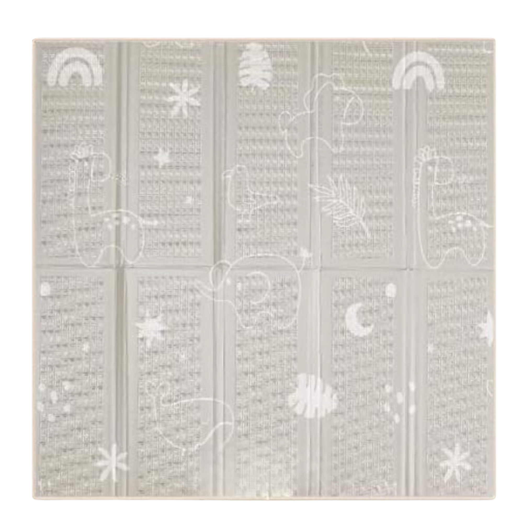 Tapis d'éveil pliable réversible 120 × 120 cm