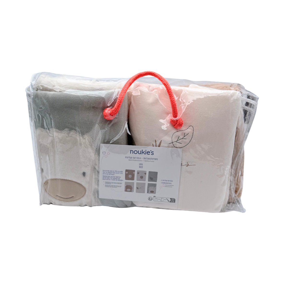 Lot de 6 protège-barreaux pour lit et parc bébé – Fluffy
