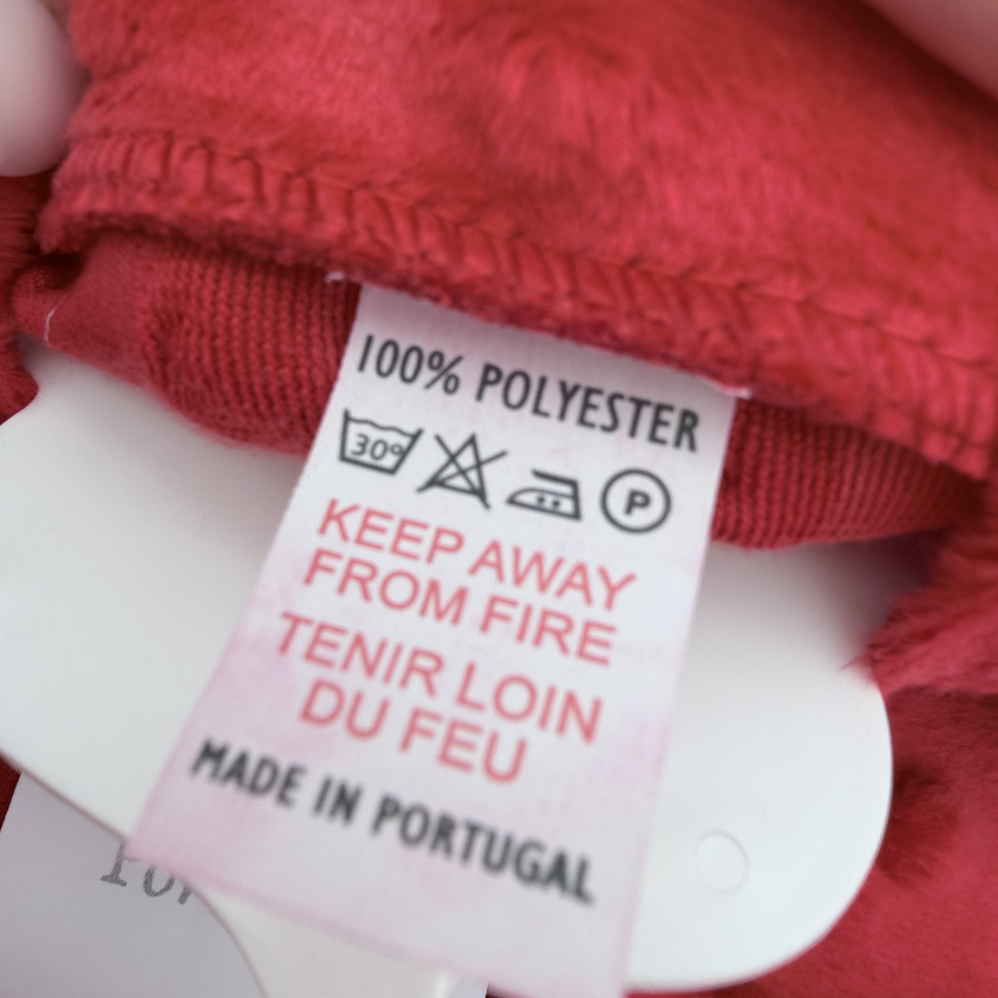 Ensemble naissance rouge texturé 5 pièces — 0-3 mois