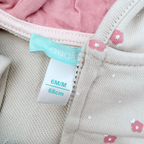 Lot de 2 vestes à capuche bébé fille camel et beige - 6 mois