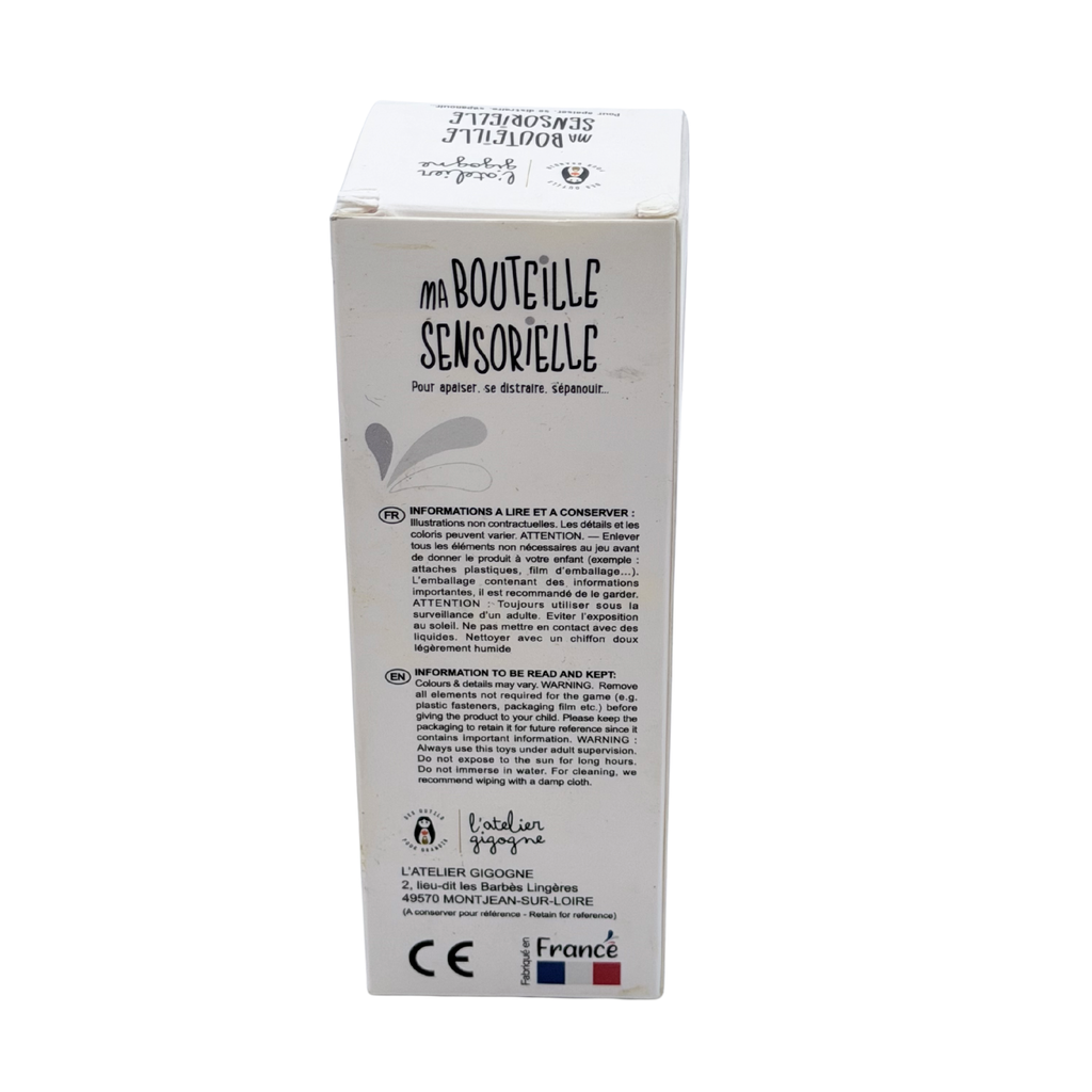 Bouteille sensorielle flamants roses