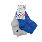 Lot de 2 paires de socquettes fantaisie – Taille unique