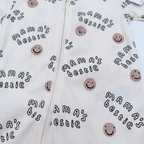 Pyjama écru imprimé “Mama’s bestie” - 0-3 mois