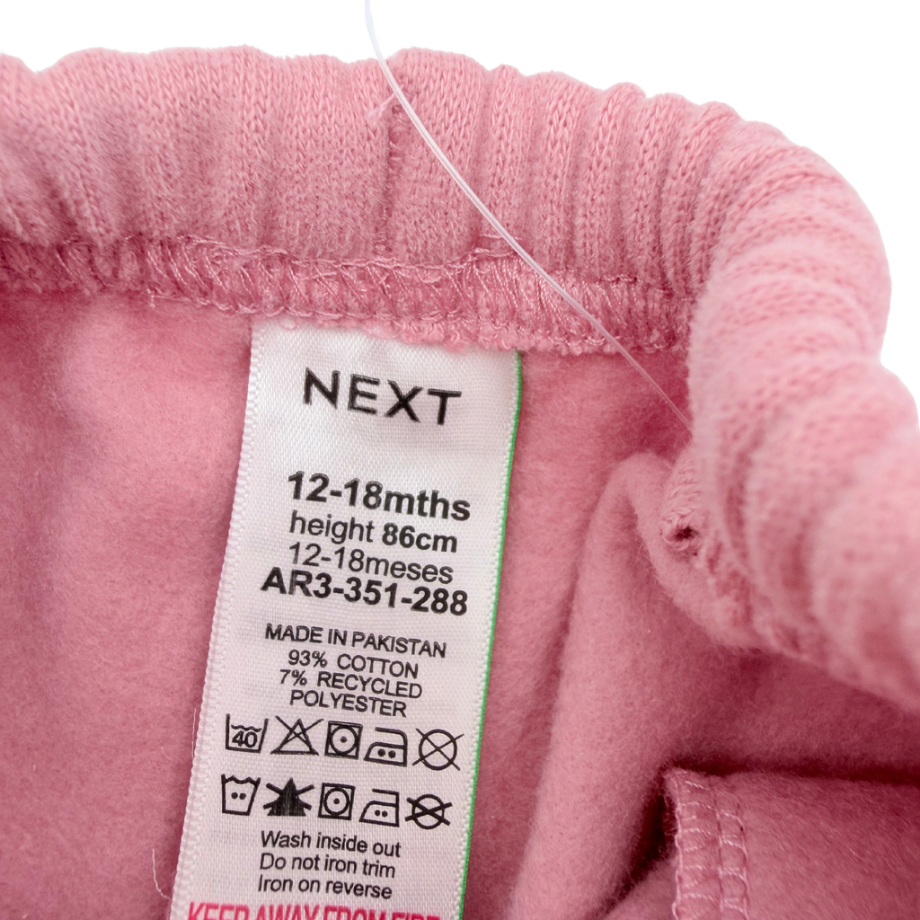 Pantalon enfant rose à jambes larges - 12-18 mois