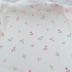 Lot de 5 bodies sans manches roses et fleuris - 12-18 mois