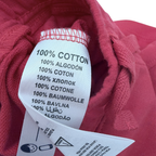 Short en molleton rouge — 6-9 mois