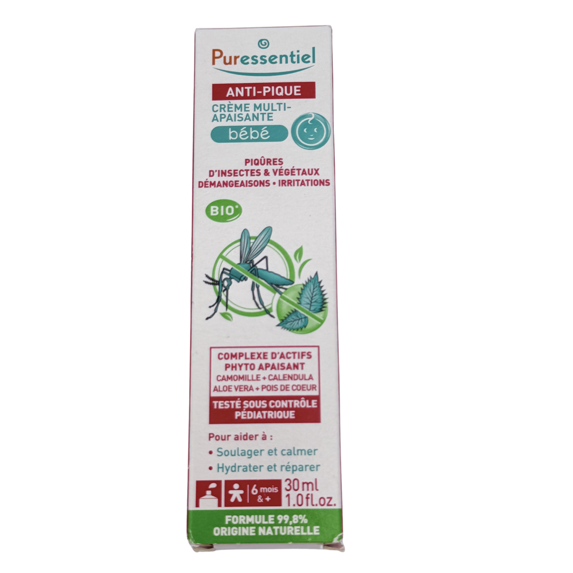 Crème multi-apaisante anti-piqûres bébé — 30 ml
