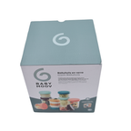 Lot de 8 pots de conservation en verre avec livret de recettes