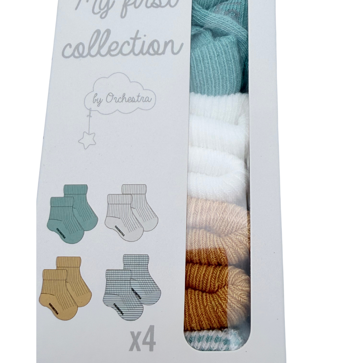 Lot de 4 paires de chaussettes - 17-18
