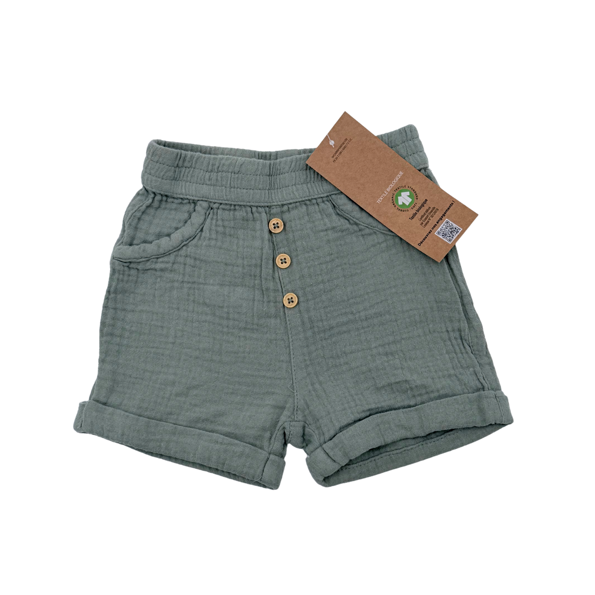 Short en gaze de coton - 9 mois